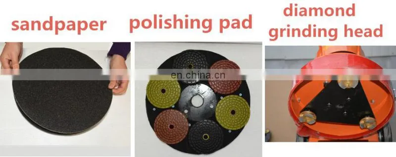 Import floor grinders 8 polishers epoxy concrete grinders from China