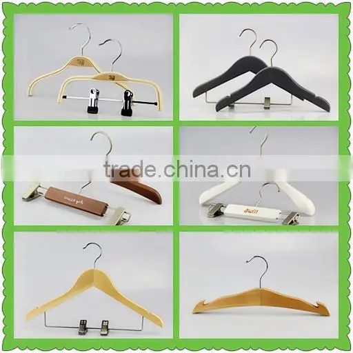 cute wooden clothes hanger for kids