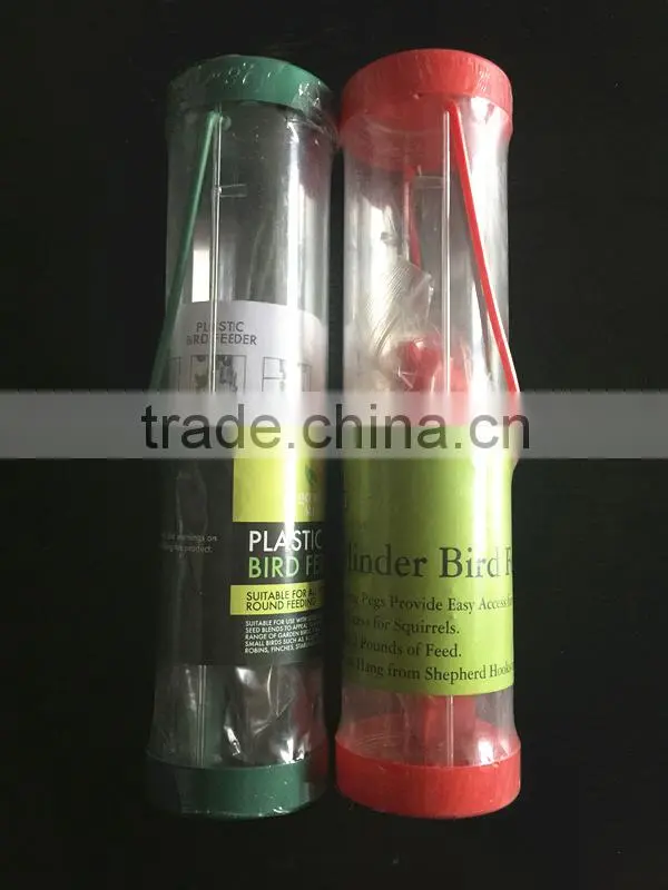 Cheap cup shape plastic garden bird feeders