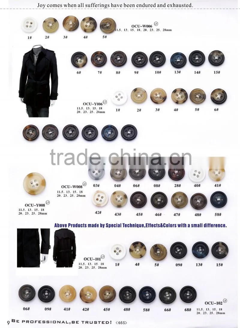 4-holes fashion plastic Urea shirts button