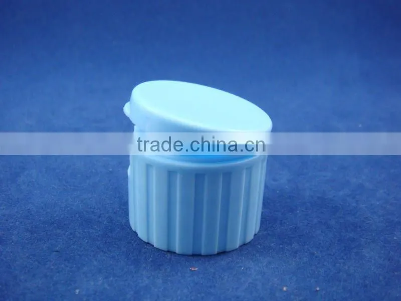 blue flat bottle lid