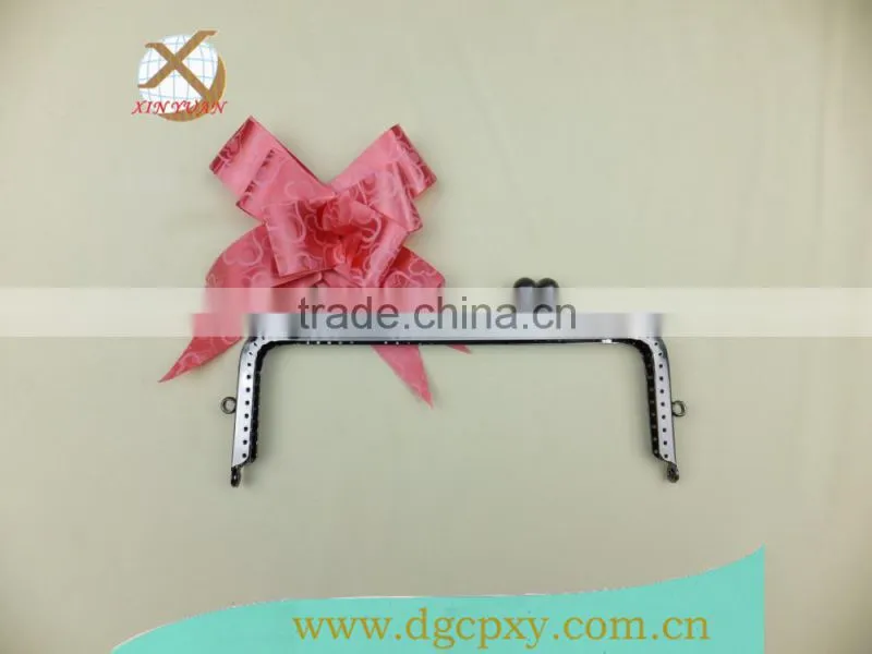 17.8*6.5cm gunmetal purse frame for handbag handle