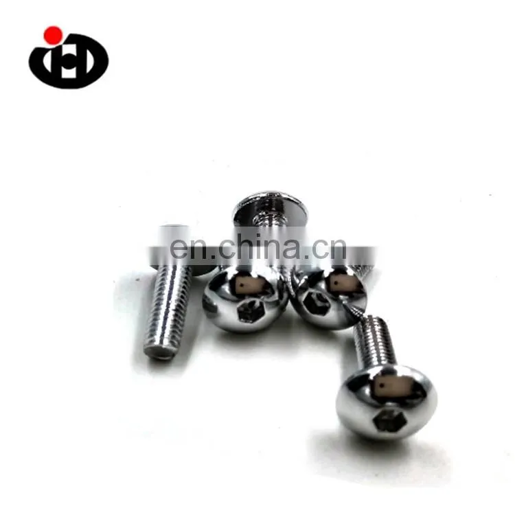 Factory direct sales can be customized with various colors of mirror bolt hexagon head cup screw