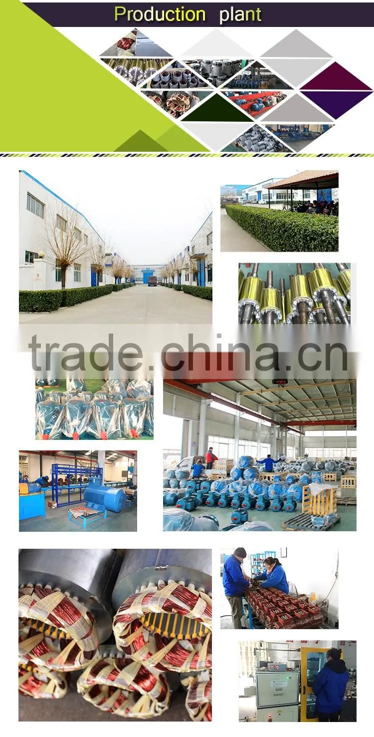 4kw 4 pole YCT magnetic speed adjustable motor