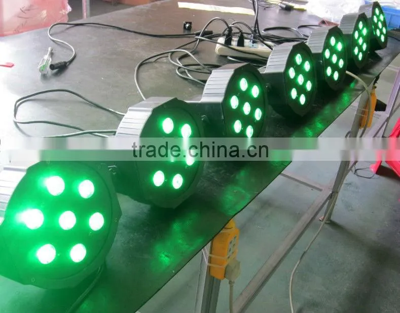 7pcs 10W RGBW 4 in 1 Led Par Light Led Par64 DJ Lighting