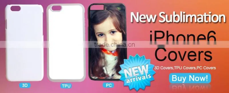2015 Hot Sale 2D sublimation phone cases Matte&Glossy cover cases for iphone 6