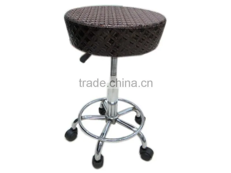 China wholesale supplier master stool salon equipment salon pedicure stool beauty parlour chair leather salon chair barber chair