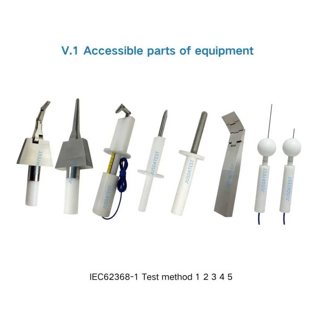Jointed test probe of IEC 62368