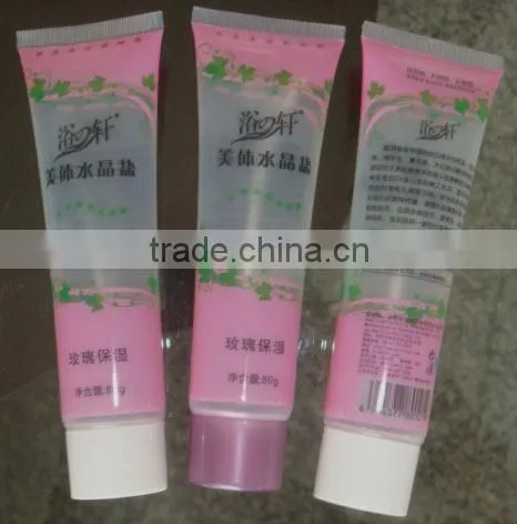 clear plastic tubes with cap,beauty bath tube
