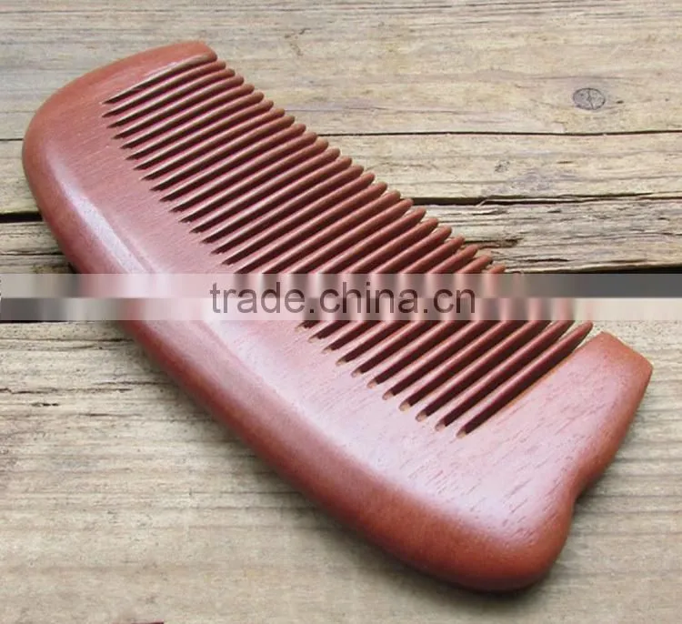 Hot sale high-end red sandalwood beard comb