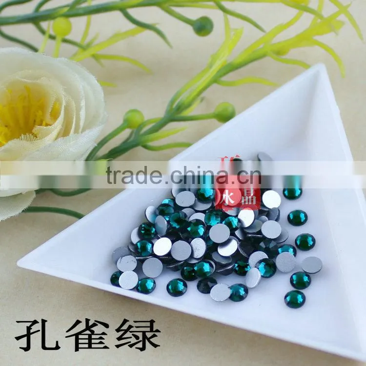 Wholesale Decorative Flat Back Round shape Crystal DMC Rhinestones ss8