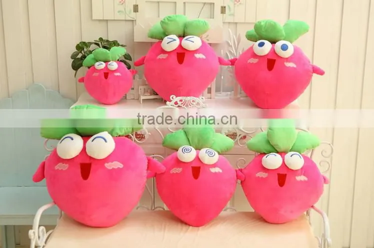 2016 wholesale latest vegetable shape pillow vegetable fruit shape pillow toys