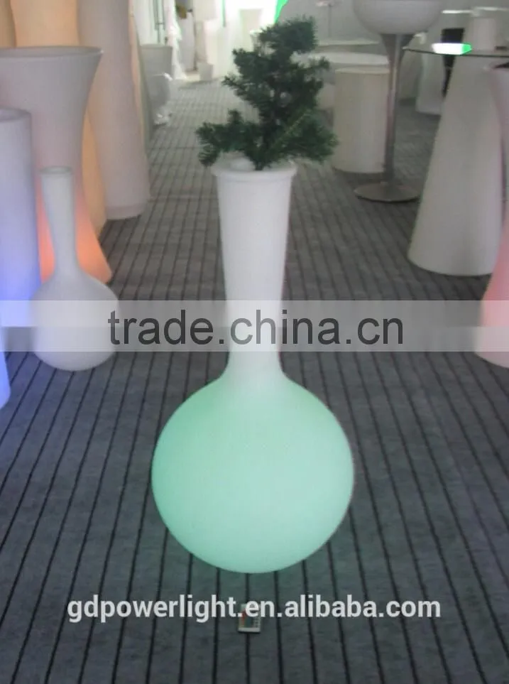 PE plastic Solar light for Flowerpot with solar LED light YXF-5210S