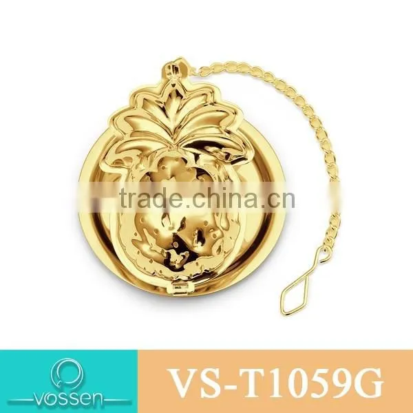 Silver plating pineapple shaped tea infuser