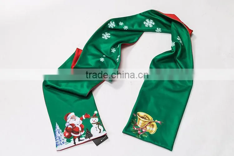Australian Sports Clubs Customized Designs Double Sides Knitting Jacquard Sports Scarf