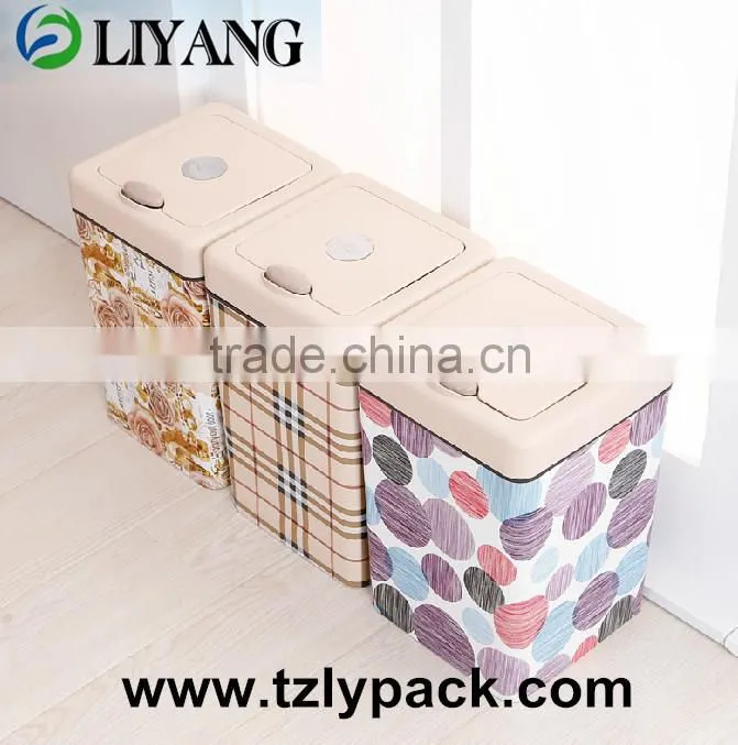 Newest Design High Quality Thermal Transfer Printing Flower Film for Trash Bin of 2014 China Manufacture