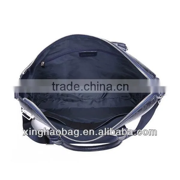 New brand braided briefcase 100% leather woven briefcase