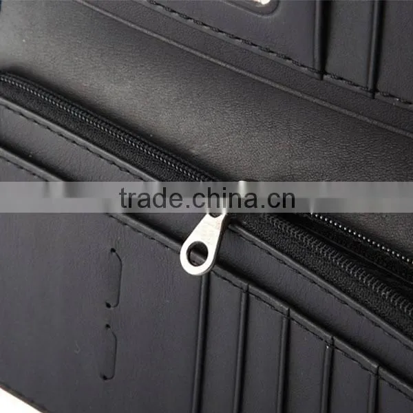 TOP qulity man leather wallet design your own wallet