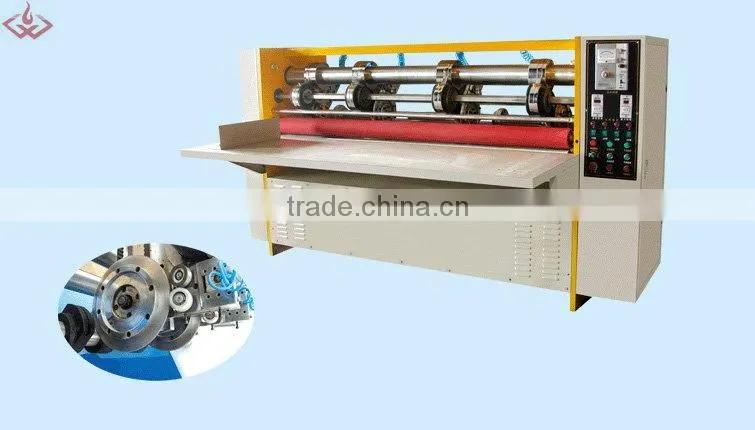 carton box machine slitting scorer machine