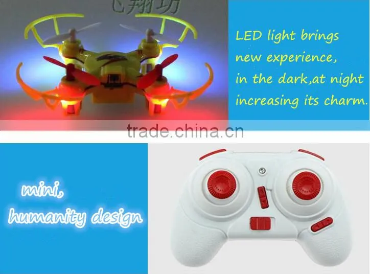 2.4G 4CH 6axis gyro mini RC UFO headless quadcopter