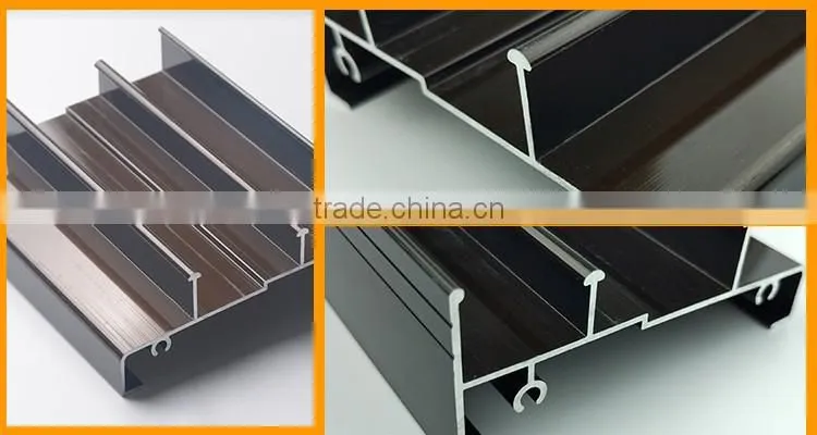 6061 Anodized aluminium alloy extruded profile for windows and doors