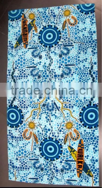 100% cotton digital printing beach towels