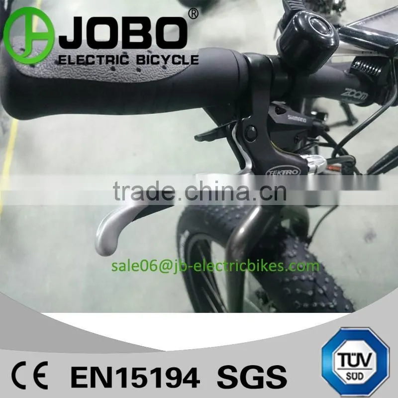 Aluminum Alloy 26" Electric Fat Tire Bike 500W Central Motor