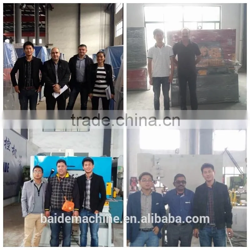 C-frame hydraulic punching machine for kinds of steel