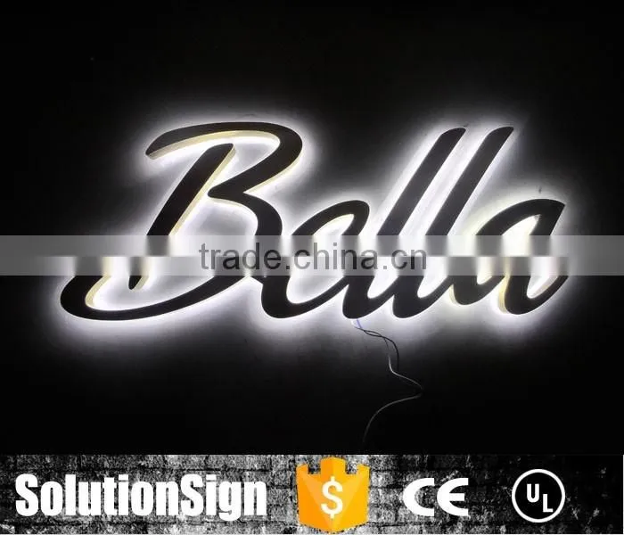 Front Lit Signage Acrylic Led Luminous Standard Channel Letters