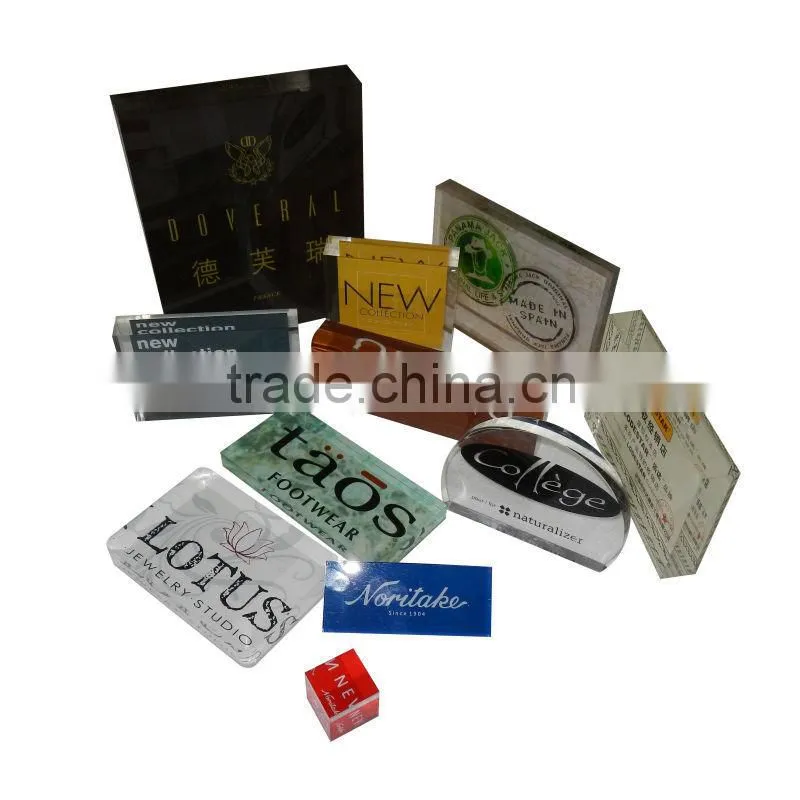 Logo oem acrylic frame logo block