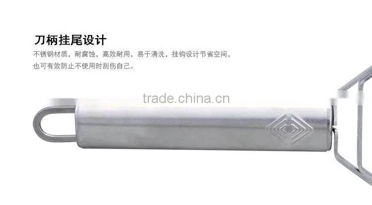 S/S 17.5*6.5*1.5 Hot sale kitchen tools stainless steel peeler/potato peeler/apple peeler/fruit peeler slicer