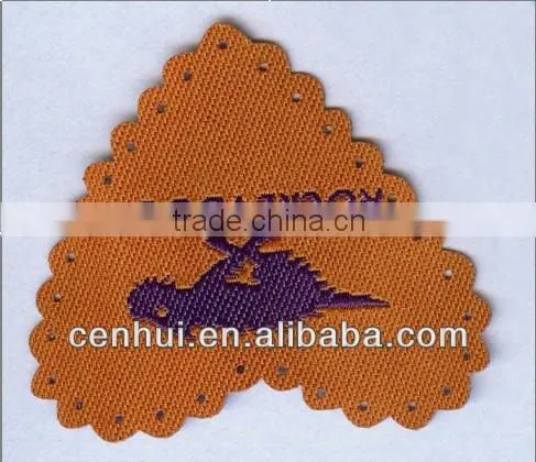 Hot sales custom high density organic woven labels
