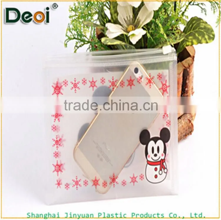 Deoi OEM customized fashion PP/PVC/PET wholesale eco-friendly foldable file zipper bag