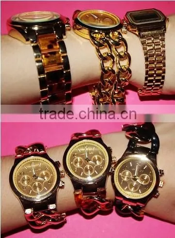 fashion cheap metal watches china supplier custom design metal wristwatch promotion made in china gold watch clock men large