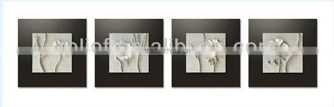 Wholesale Craft Supplies Relief Painting Grace in Gray