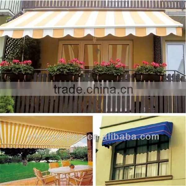 PVC sunshade fabric with stripe