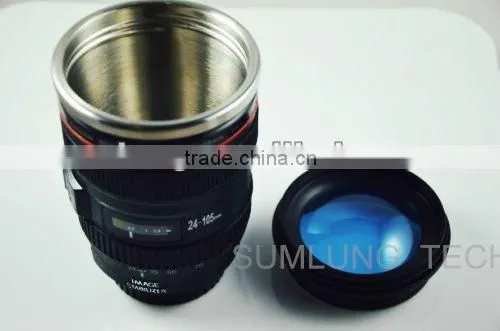 SL-KW1 Lens Cup for Canon Camera stainless steel travel Lens cup , water coffee cup , gift cup , vacuum cup