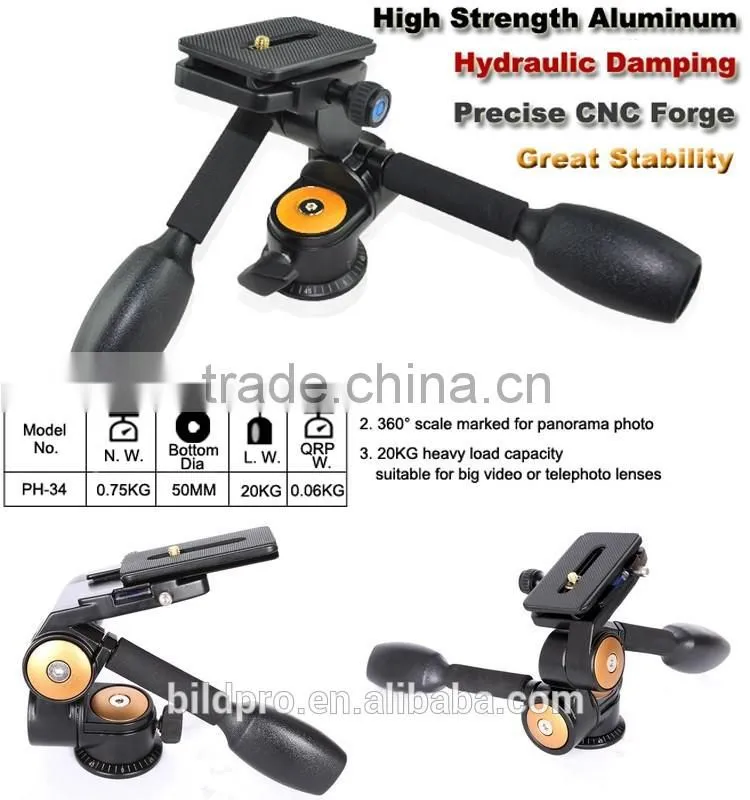 Fluid Pan Head 360 degree Panoramic Head For Camera Tripod