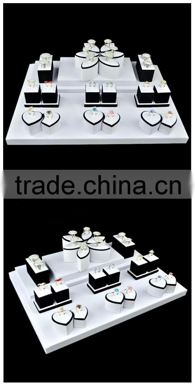 New design Luxury Leather Jewellery Display Sets