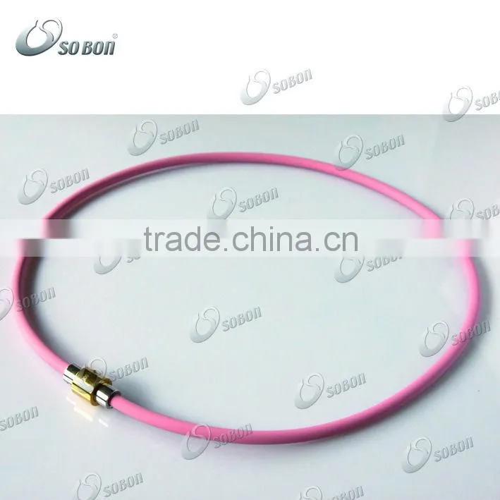 korea and japan Top Sale Magnetic Chain Health Silicone Necklace