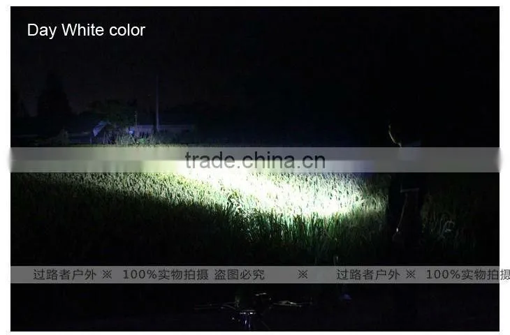GOREAD Y80 High bright rechargeable flashlight 3*XML-T6 5 mode 30W stainless head search products