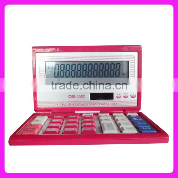 112 Steps functional foldable electronic calculator CT-8855V,solar calculator