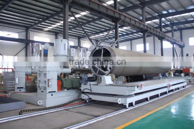 PE Winding Structure Wall Pipe Production Line