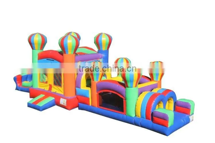 Inflatable balloon obstacle course for child