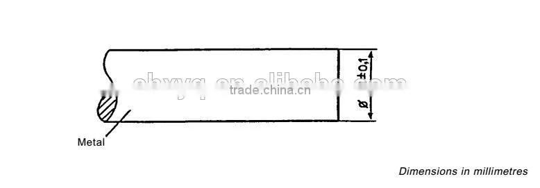 Iec 61032 Figure 15 Test Probe 32 Of Diameter 25 Mm Metal Test Rod