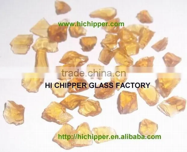 HI CHIPPER- crushed gold glass