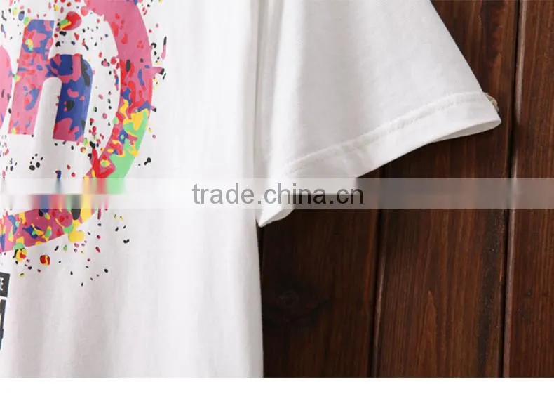 Express alibaba wholesale high quality organic cotton floral printed t shirt women
