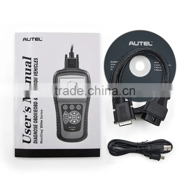 100% Original Autel MaxiDiag Elite MD802 Scan Tool For All System+DS model+Engine+Transmission+ABS Airbag+EPB+OIL Service Reset