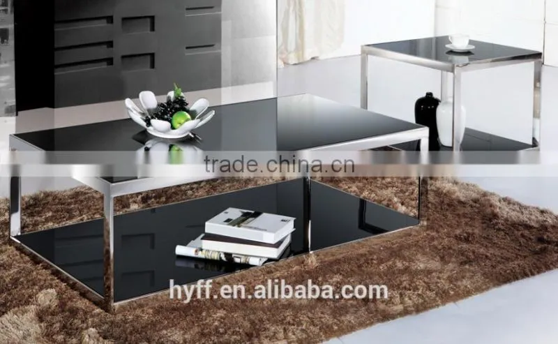 glass top coffee table,metal glass coffee table,glass tea table design DJ106-2