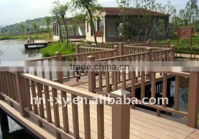 Anti-freezing Anti-UV outdoor wpc decking/Garden flooring
